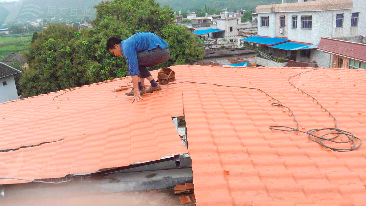 常德屋頂鋪設安裝合成樹脂瓦時，牢牢記住這3點，就不怕屋頂出問題！